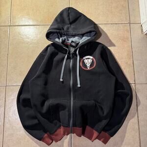 Y2k jinx black zip up jinx overwatch Hoodie Size M in Mens